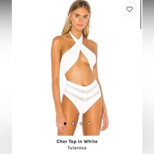 Tularosa white bikini set size XXS